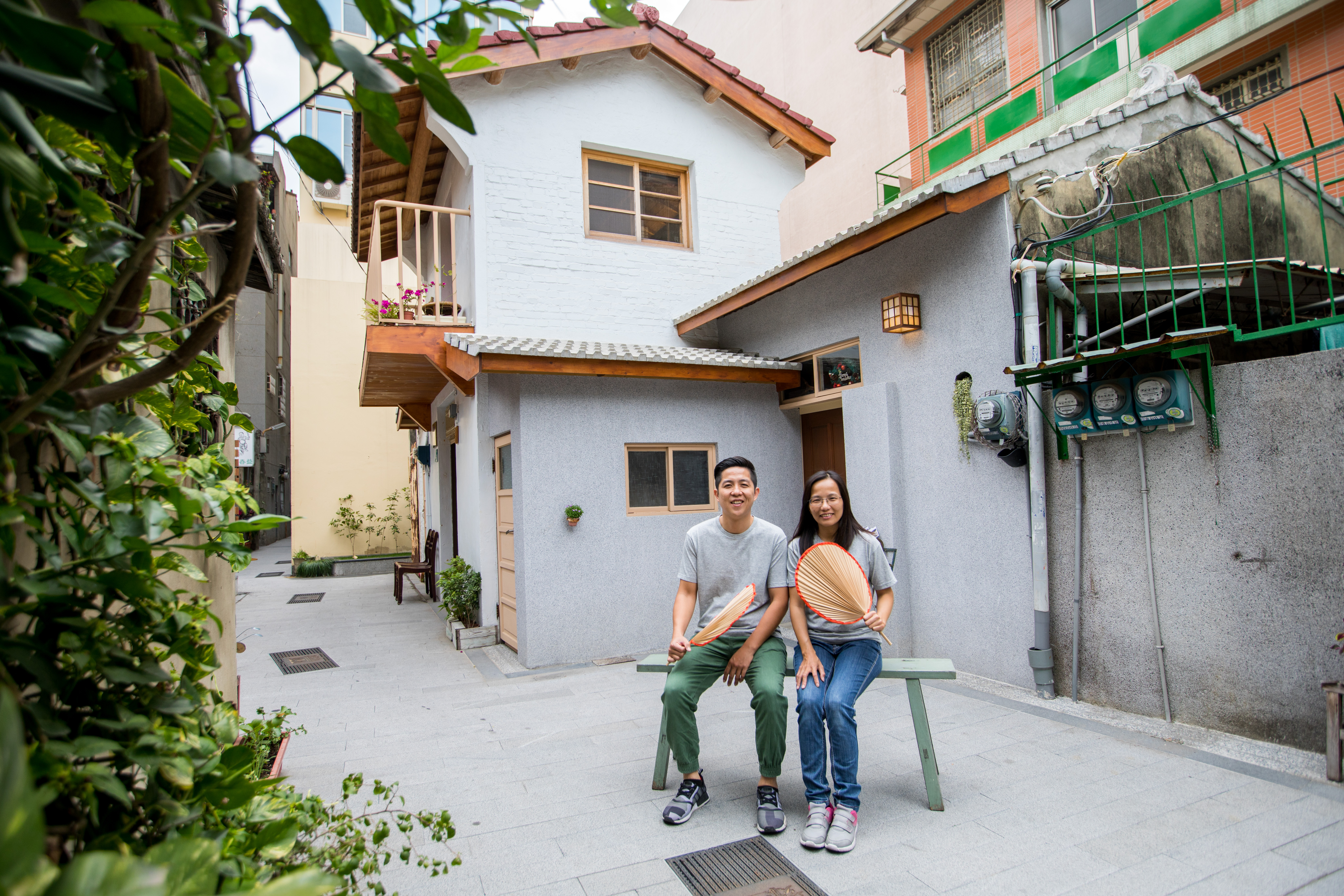 蝸牛巷藏身在台南老城區，錯綜複雜的巷弄，封存濃濃生活感。