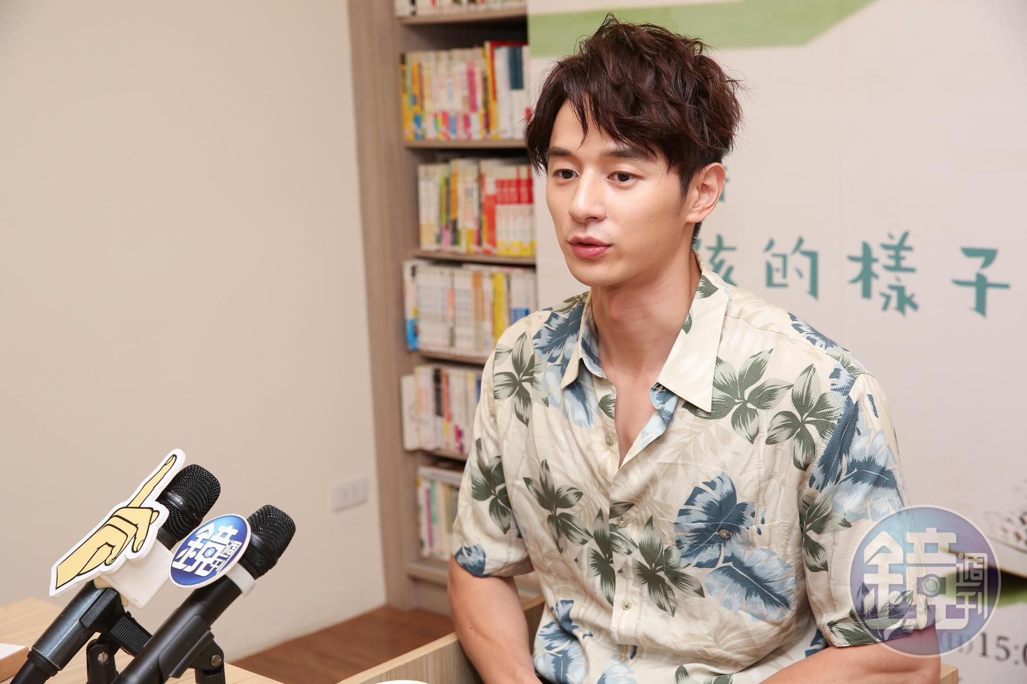 張軒睿22歲時，由於父親得到肝癌，他義不容辭捐肝救父。