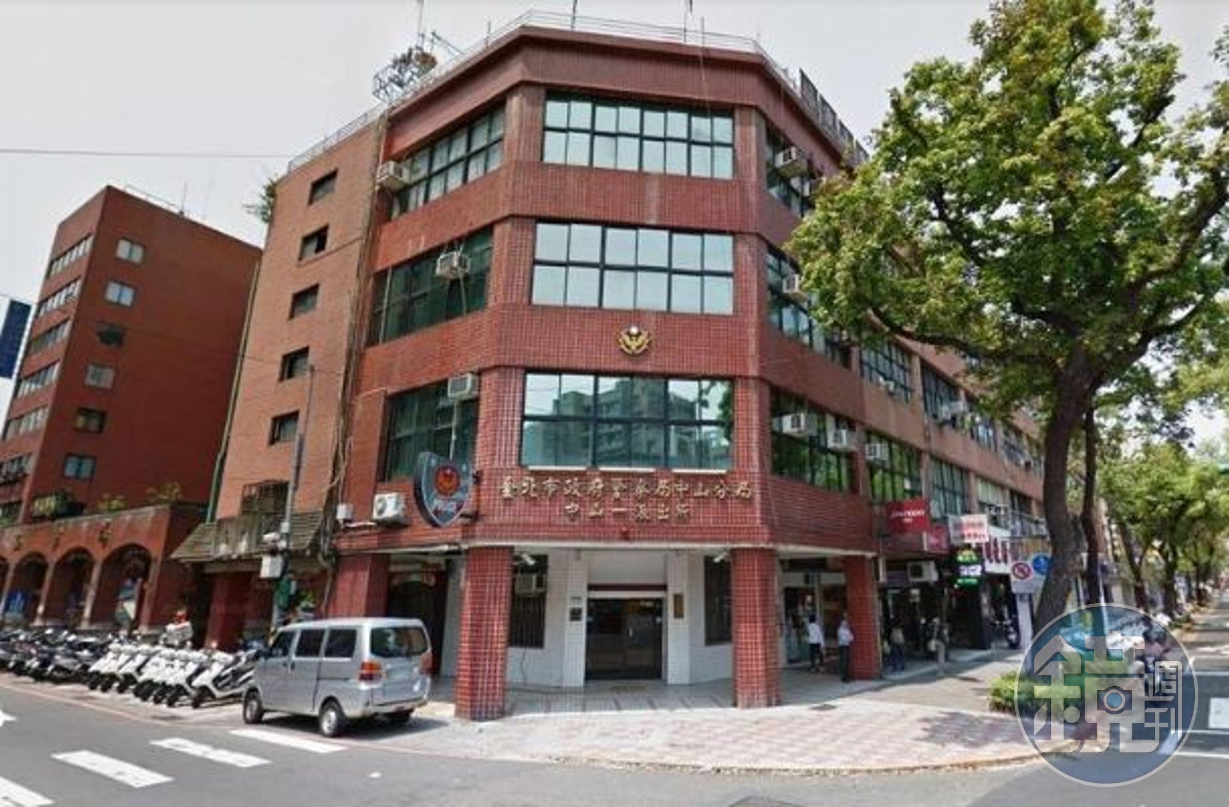 北市中山分局今年三月爆出包庇酒店收賄案，前任分局長吳敬田遭降調至保三總隊主任祕書。（翻攝畫面）