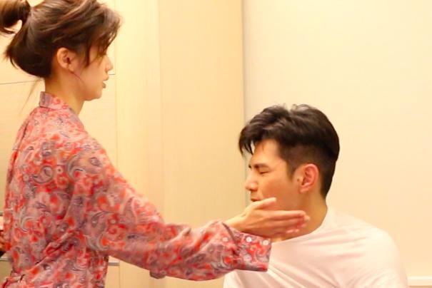 有一場講述宗念美得知男友祖雄劈腿而大吵後呼他巴掌。（CHOCO TV 提供）