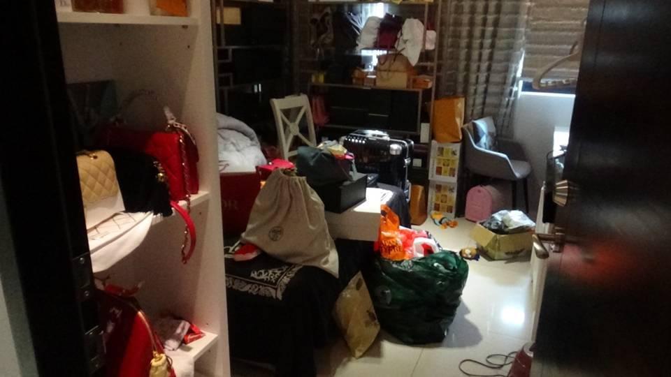 廖陳主打美國精品代購，但其實賣得都是假貨。（翻攝畫面）