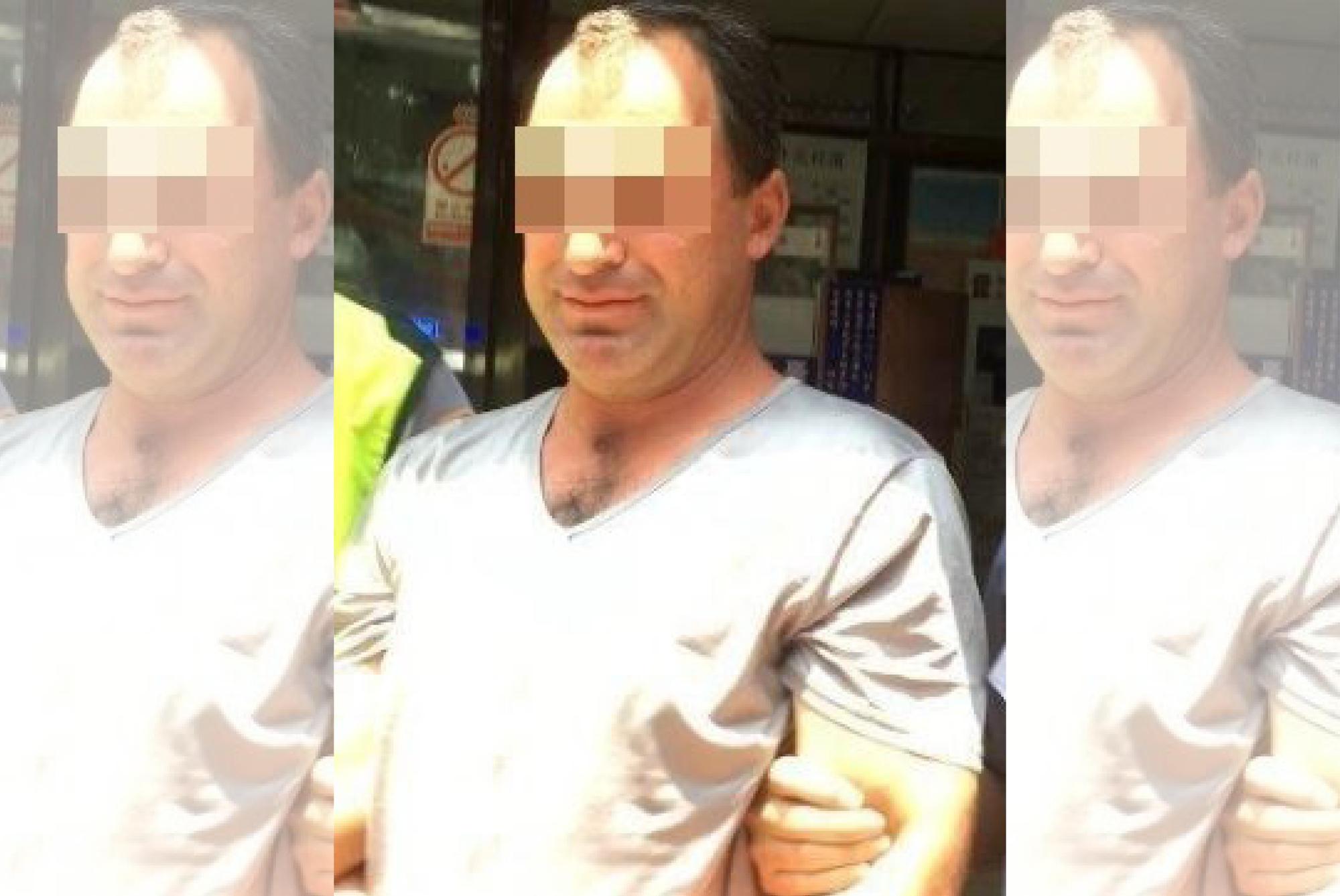 美籍男子Joseph Aron因性騷擾案至士林地院開庭，竟再度對女法警、通譯伸出色爪。（翻攝畫面）