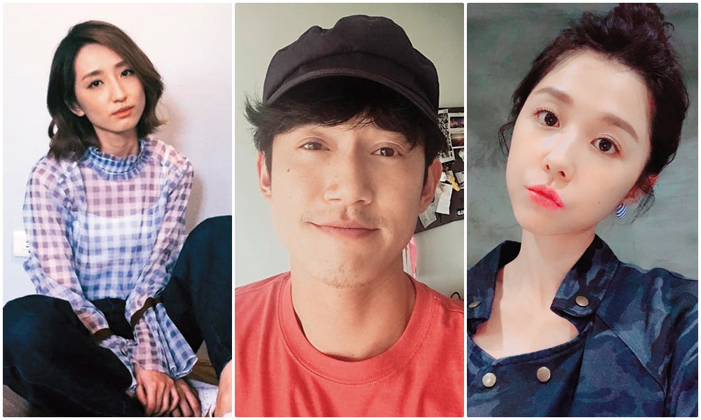 演藝圈有不少情侶也是因合作戲劇而動了真心。左起：柯佳嬿、吳慷仁、邵雨薇。