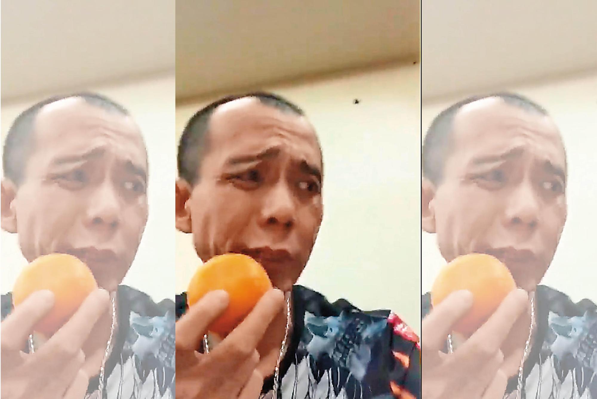 咖啡（圖）常在網路直播嗆聲，這次還挑明針對縱貫線角頭大哥「橘子」，要做警方汙點證人踢爆內幕而遭人教訓。（翻攝網路）