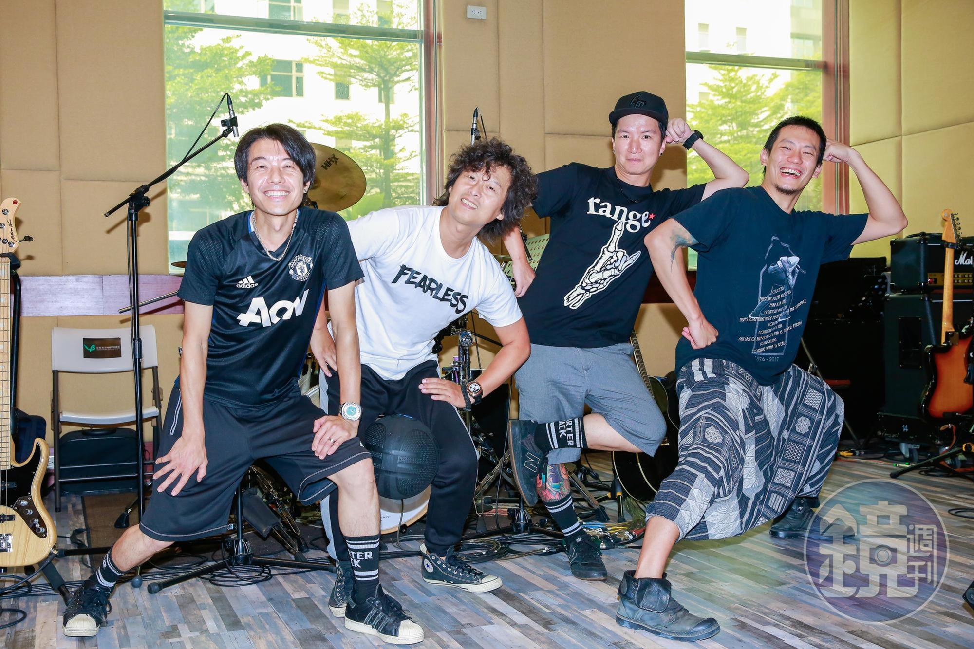 四分衛為下週六登場的《練習未來》演唱會練團，宣示將唱好唱滿2小時、出道25年好歌盡出。