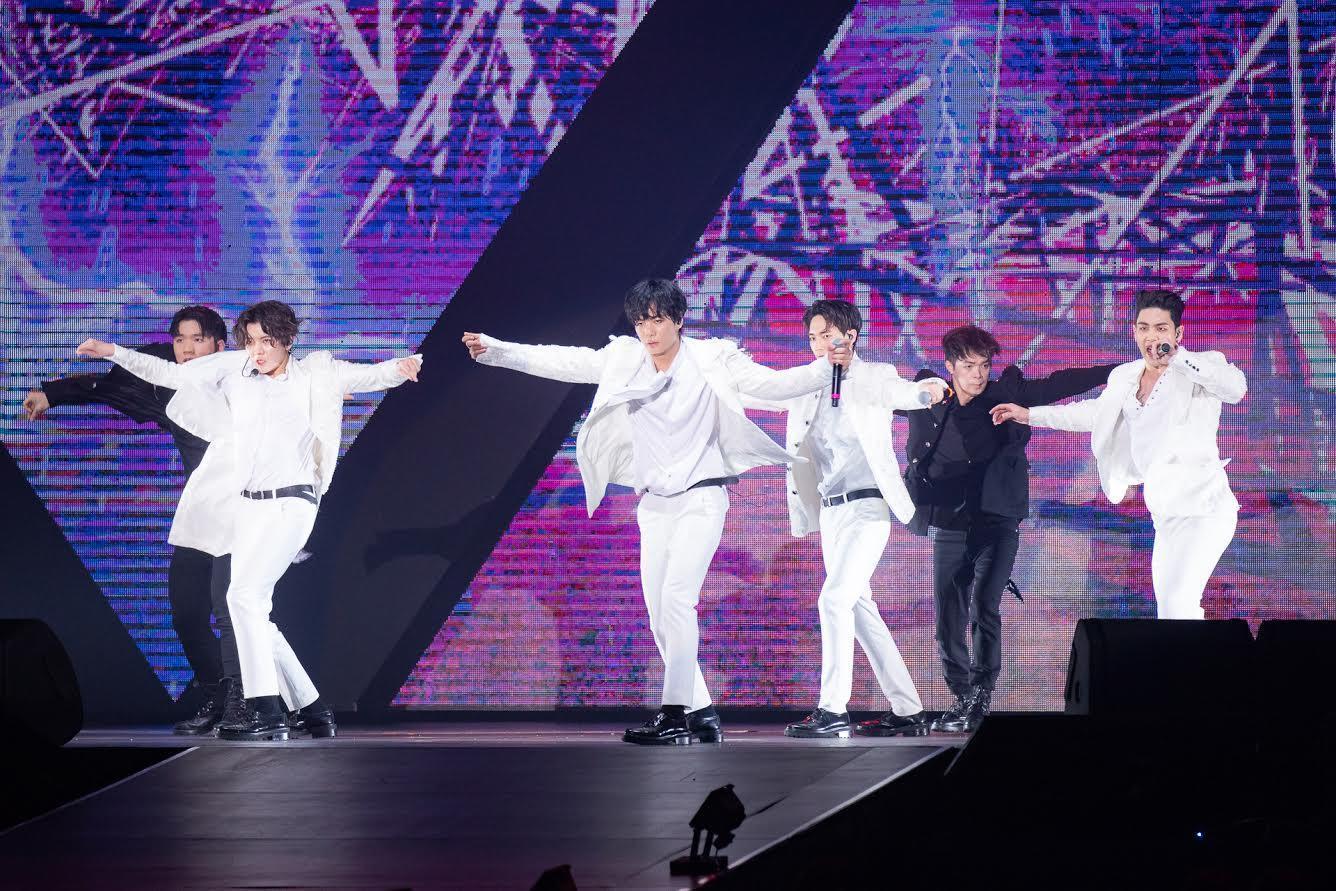 韓團NU’EST 26日於台北舉行演唱會，與近3,000名粉絲同樂。（HNE ASIA 提供）