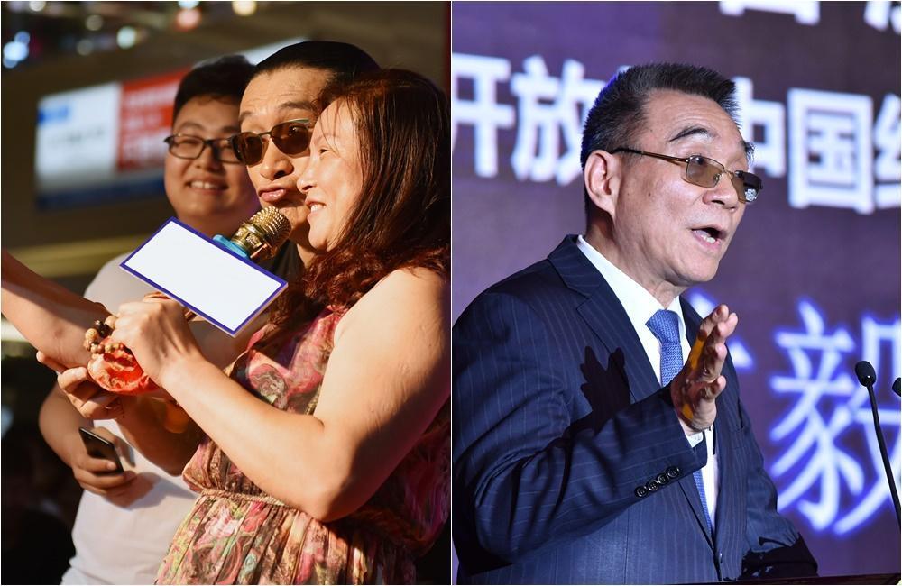 BBC中文網今天提出新名詞「脫台者」，並點名經濟學家林毅夫和藝人黃安。（東方IC）