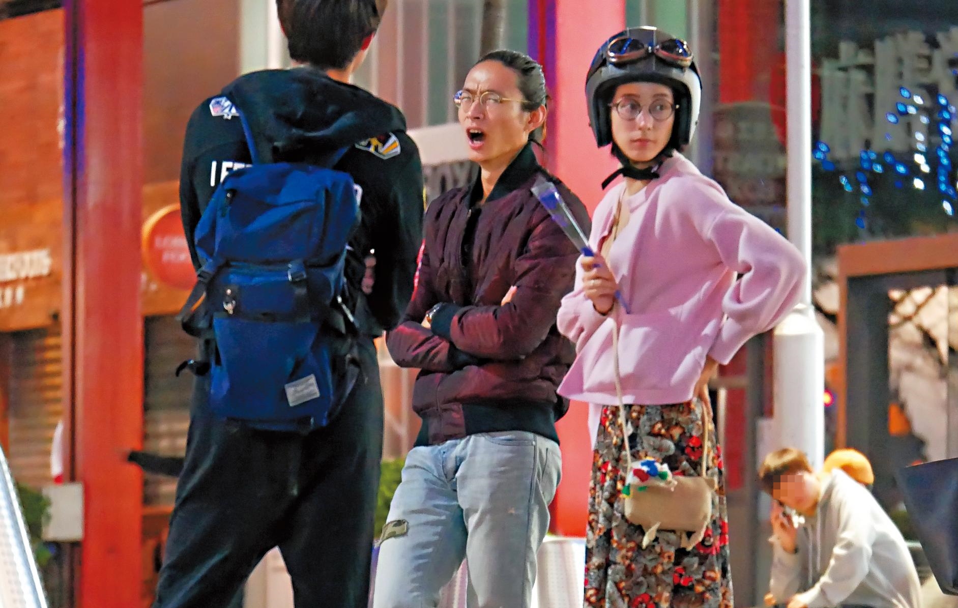 Lulu、姚采穎和溫貞菱（圖）談情時，都曾和男友以機車代步。