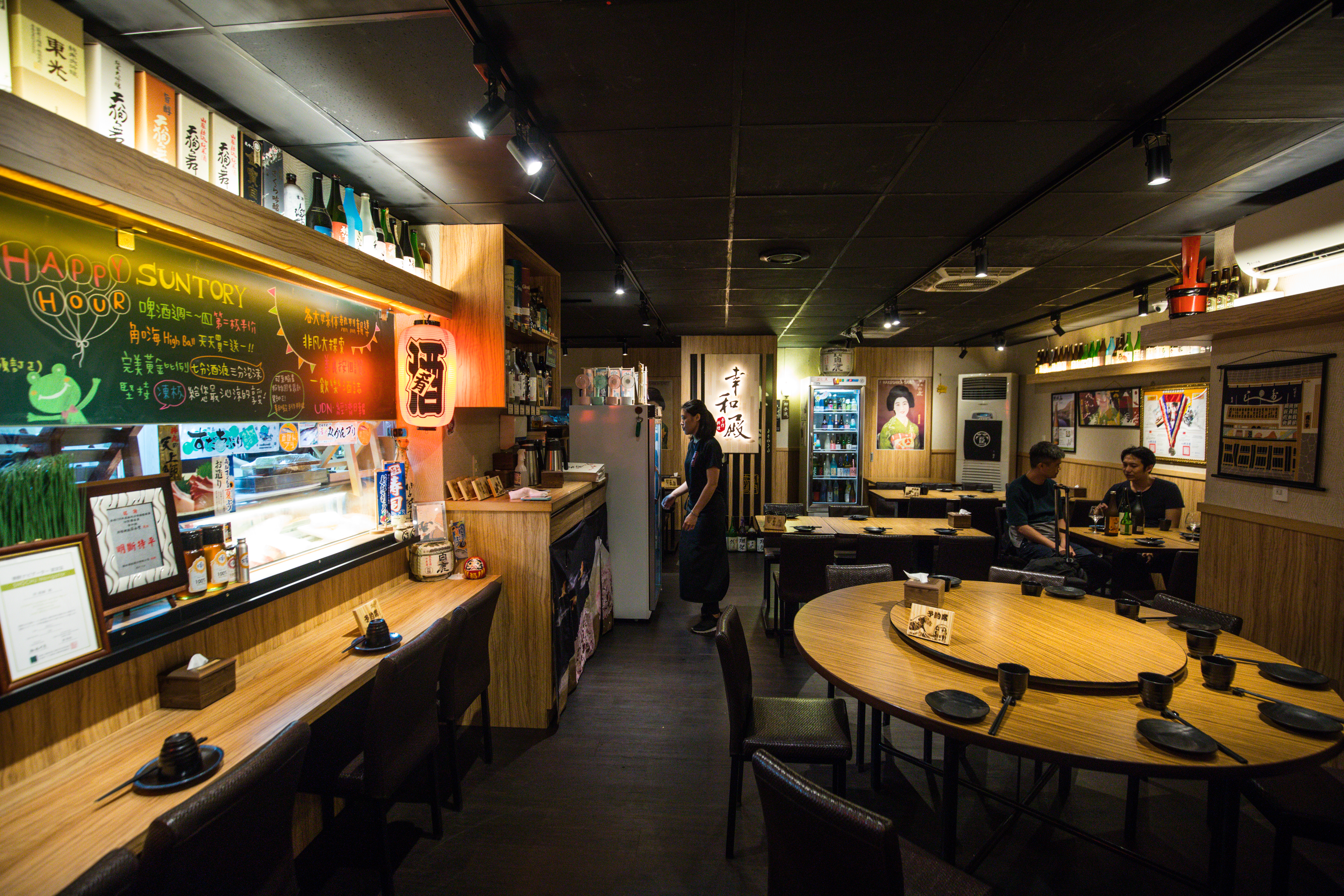 在台北內湖區的日本料理店「幸和殿」可喝到多款來自新潟的純米酒。