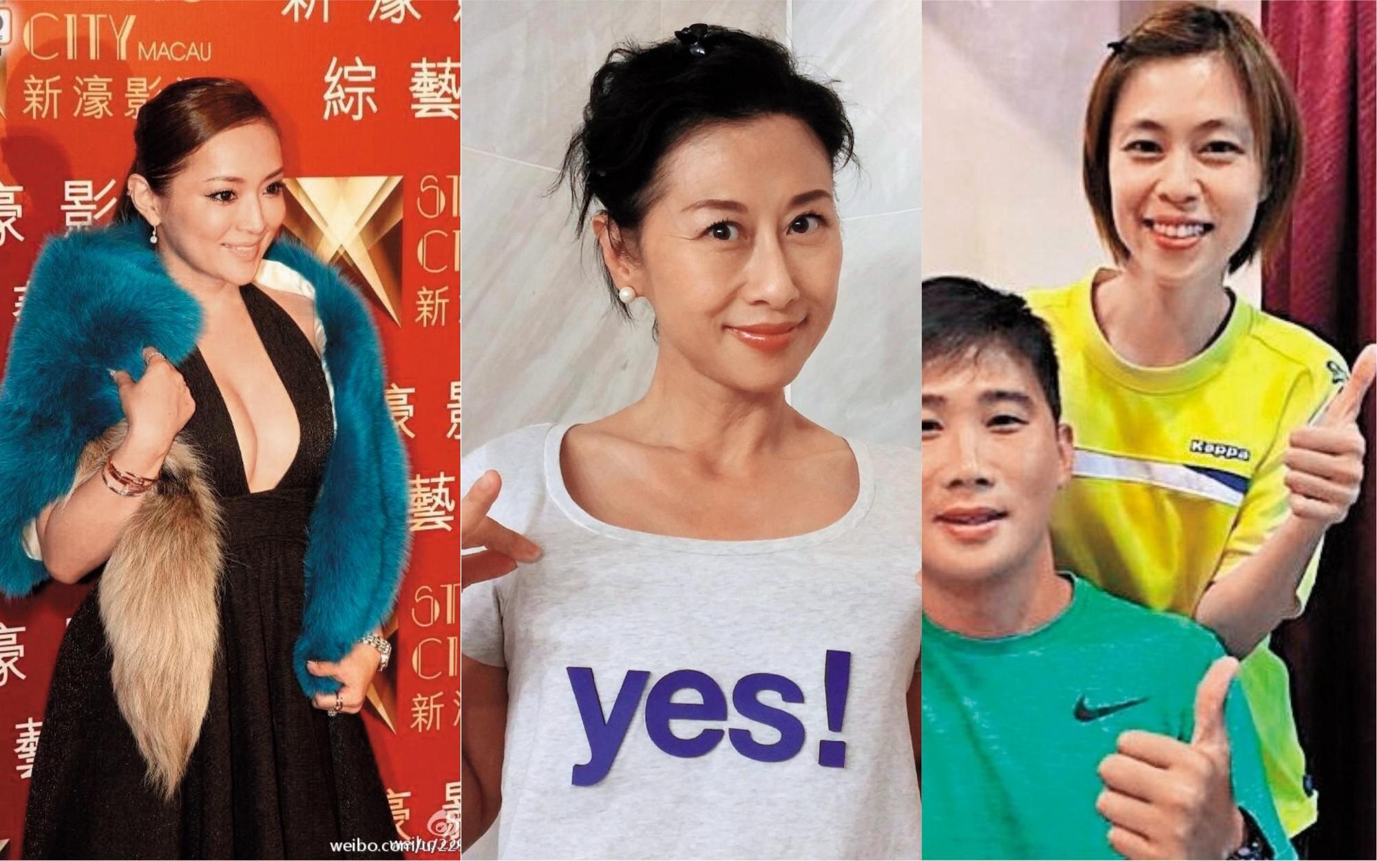 左起：濱崎步、葉蒨文、陳詩欣。