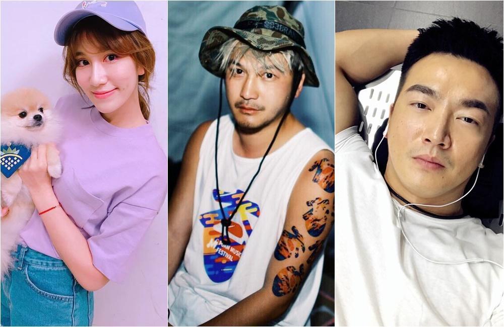 Apple黃暐婷(左起)、KID、李沛旭都曾在IKEA被媒體捕獲。
