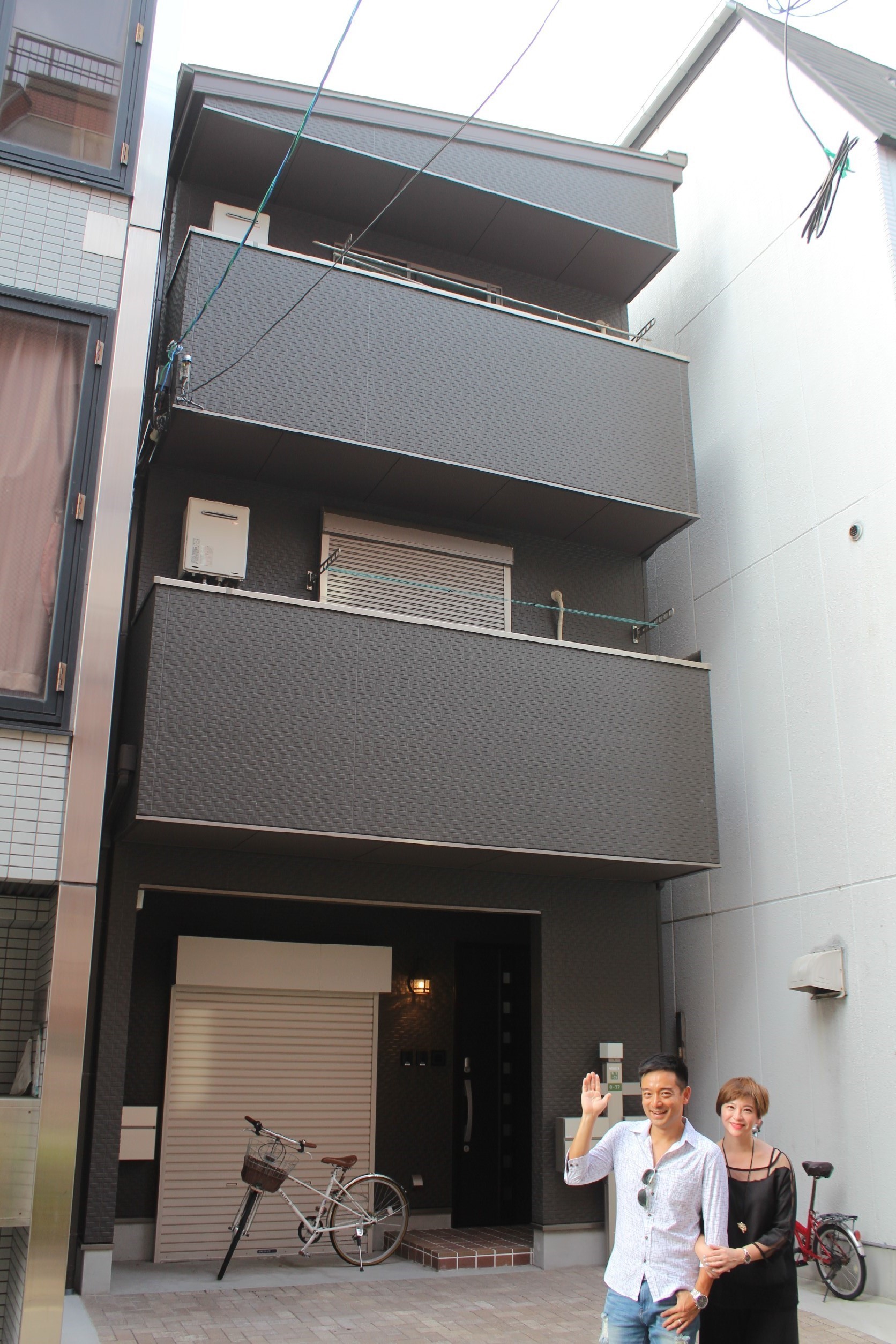 投資日本收租屋,鎖定房價較便宜的大阪,專挑滿租中古透天厝。(岑永康提供)