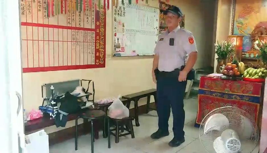 凶案地點為私人神壇,死者為乩身幫人問事做法,疑因復合不成遭前夫掐死。(警方提供)