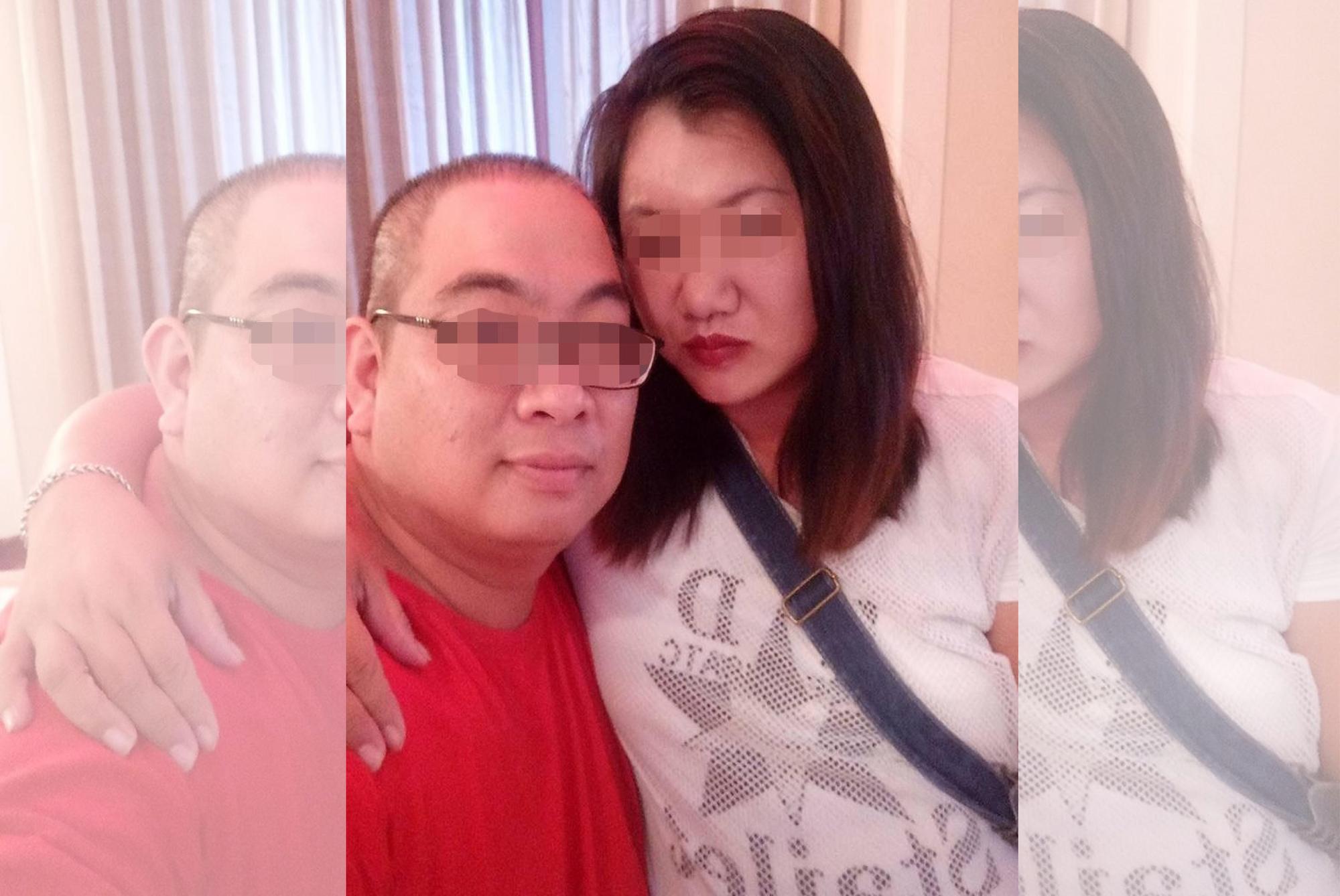 原本兩人甜蜜的合照,如今翻臉前夫掐死前妻再自殘。(警方提供)