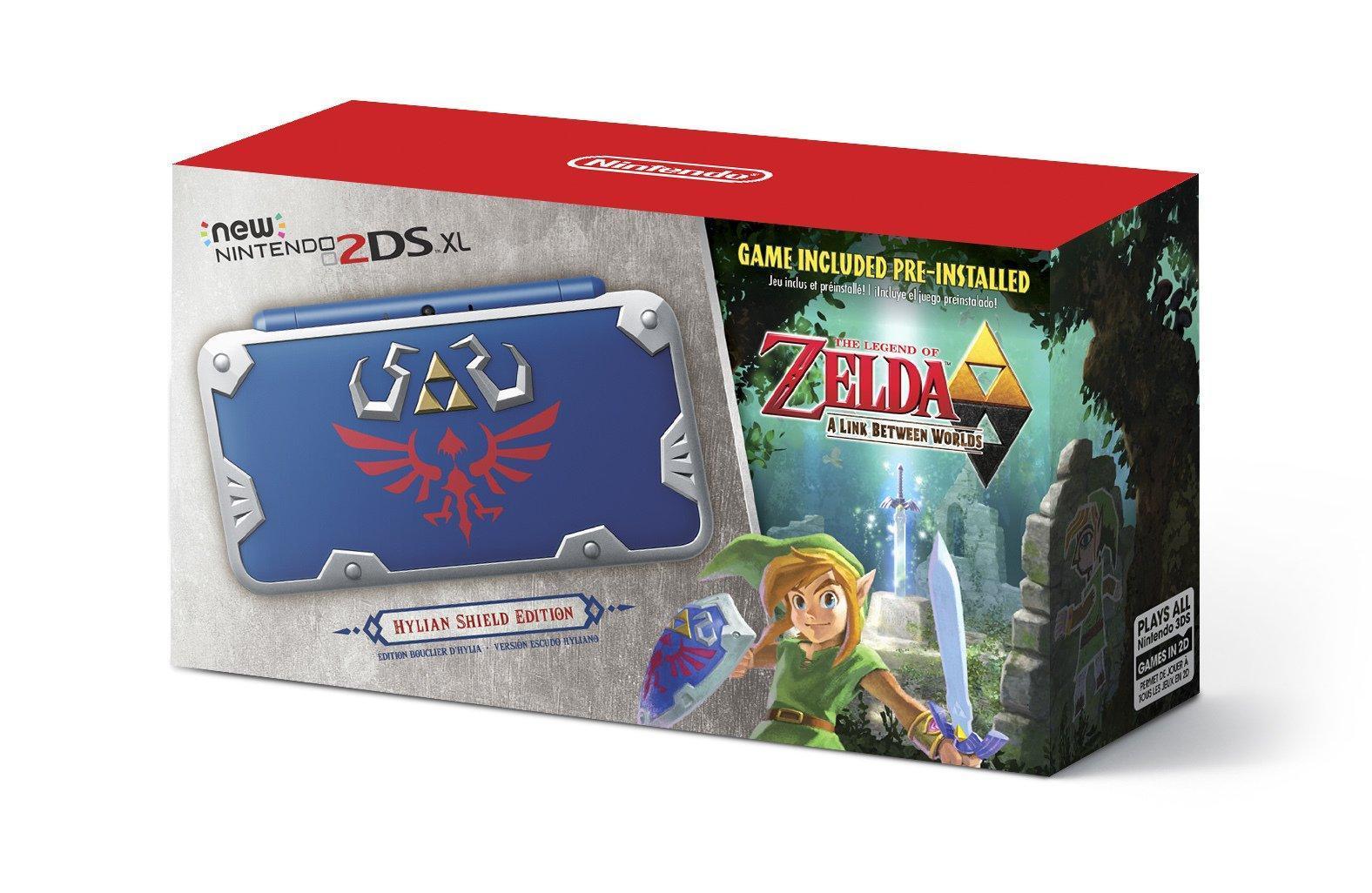 經典的海利亞盾將與2DS XL主機結合。（圖片來源：Nintendo of America）