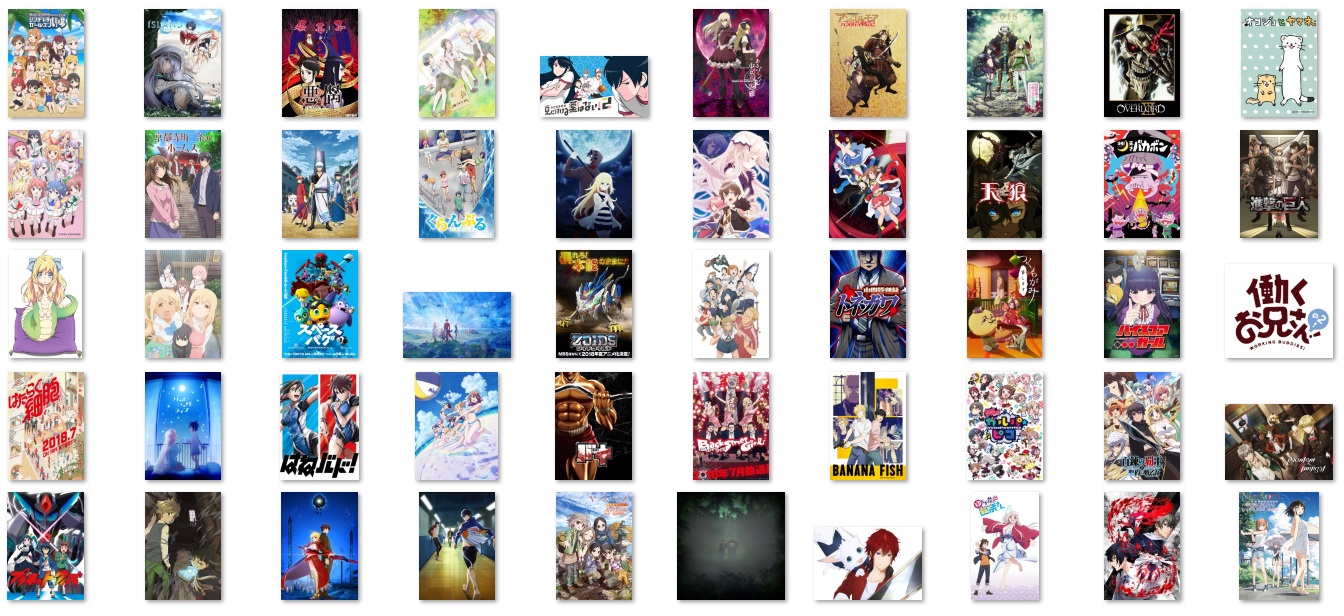 今年夏季有滿滿的 50 部新番啊！