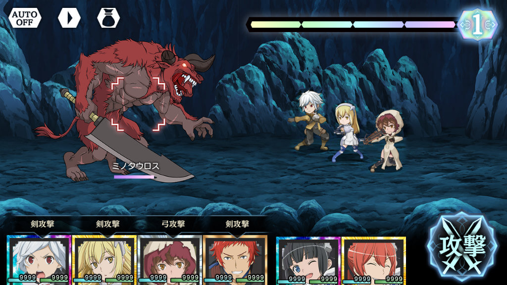 知名輕小說《在地下城尋求邂逅是否搞錯了什麼》改編手遊在美國廣受粉絲喜愛。（圖片來源：官方）