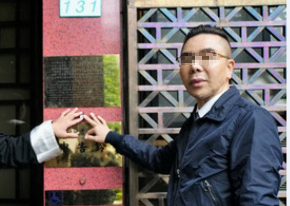 曾連開3家高檔素食餐廳業者郭芳良，竟因債務糾紛持菜刀砍傷人。（警方提供）