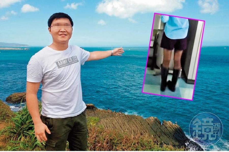 台北市教育局教師研習中心黃姓公務員4月被本刊踢爆，上班時看A片還偷拍女同事裙下風光。