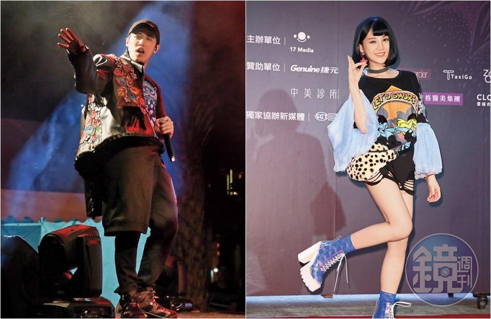 熊仔(左)為了李優(右)想發片當歌手,努力為她介紹唱片公司,如今李優推出的單曲〈迷惘美〉也由他一手創作。