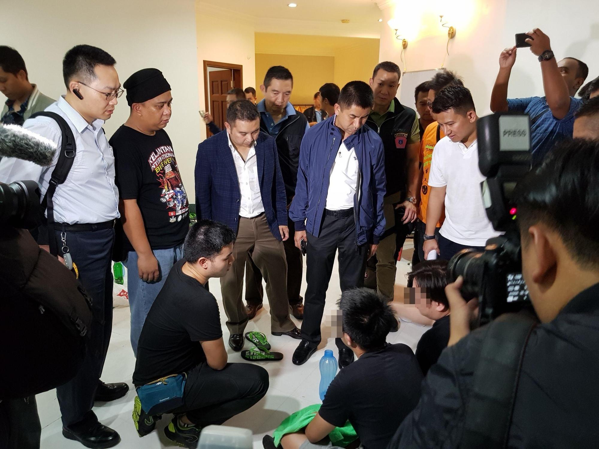 台、馬、泰三國共同破獲詐騙機房。（刑事局提供）