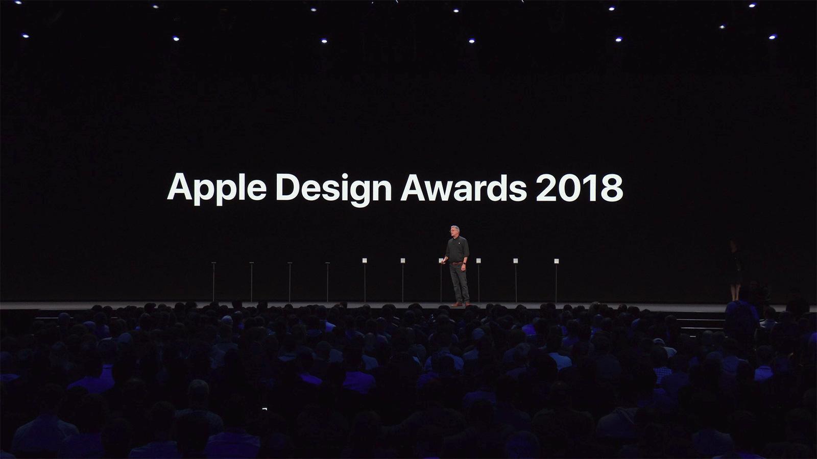 與WWDC 2018同一天，蘋果也公布了今年蘋果設計獎得主。（翻攝自WWDC 2018）