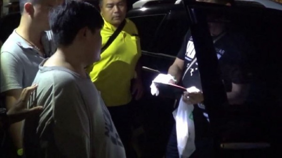 破百公斤車手在竹南鎮中正路落網。（警方提供）