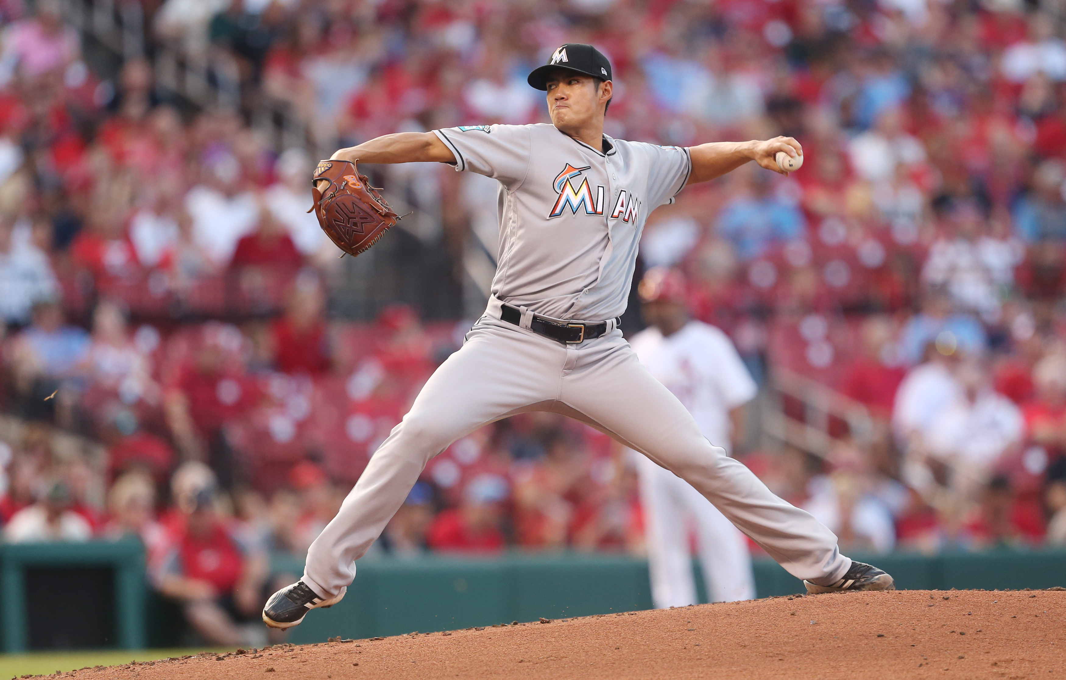 陳偉殷只差2個出局數就有機會拿下本季第2勝，但總教練Don Mattingly卻選擇在此時換投。（東方IC）