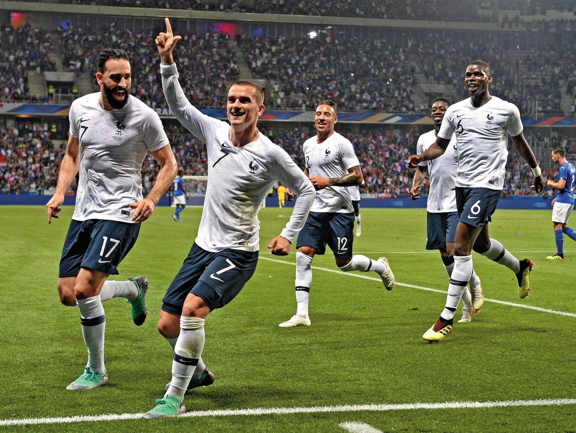 法國帥哥前鋒格里茲曼（Antoine Griezmann）。（東方IC）