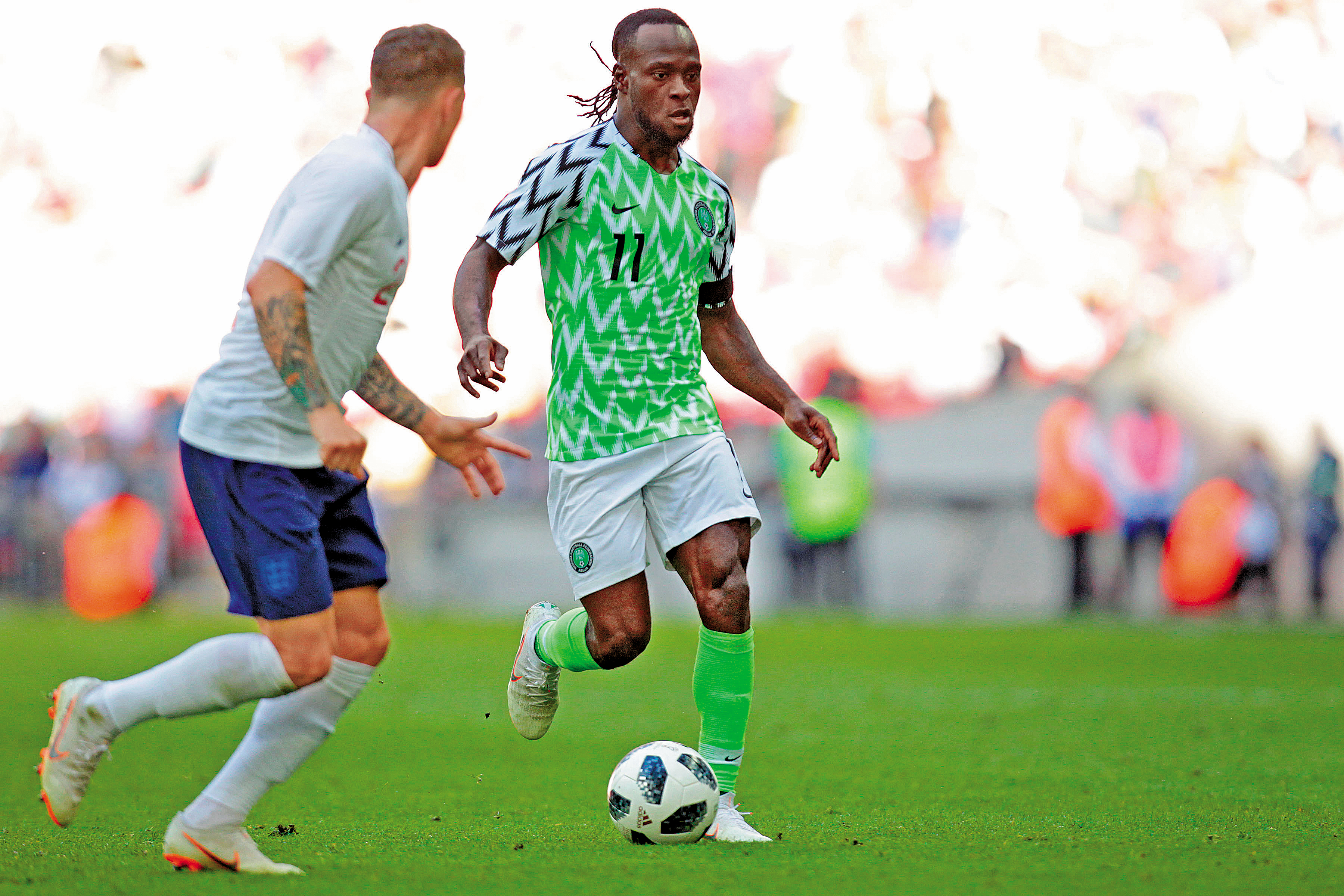莫塞斯Victor Moses。（東方IC）