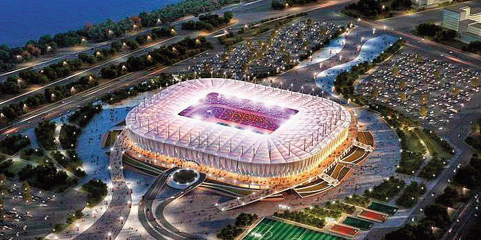 頓河畔羅斯托夫體育場 Rostov-on-Don Stadium(翻攝自GORUSSSIA)
