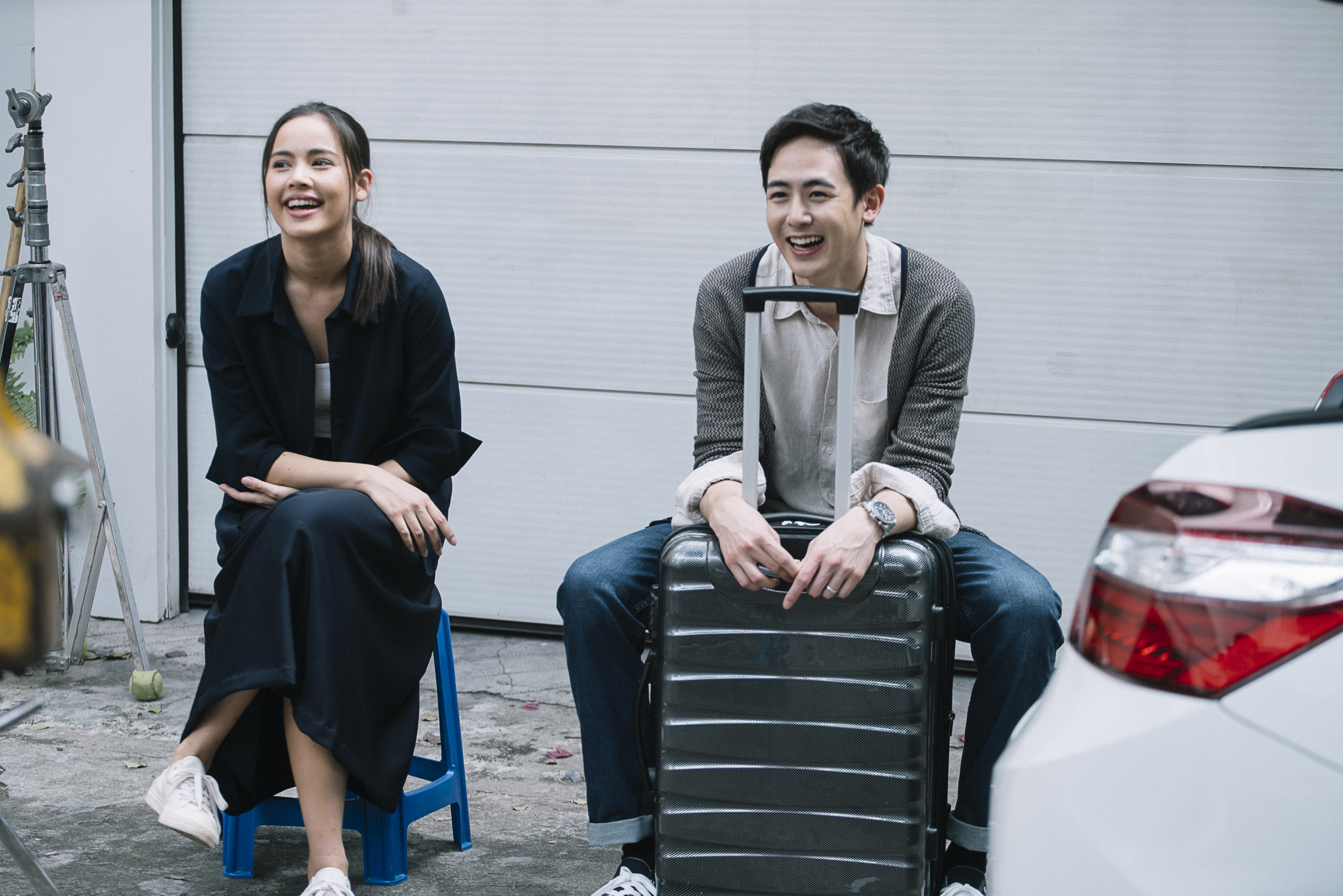 《把哥哥退貨可以嗎》在泰國票房超越《模犯生》，片中主角2PM尼坤、國民女神烏拉薩雅斯帕邦德等人將來台宣傳。（CatchPlay提供）