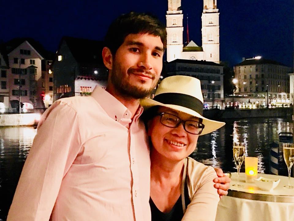 龍應台二兒子菲力普現居維也那。（翻攝自龍應台臉書）