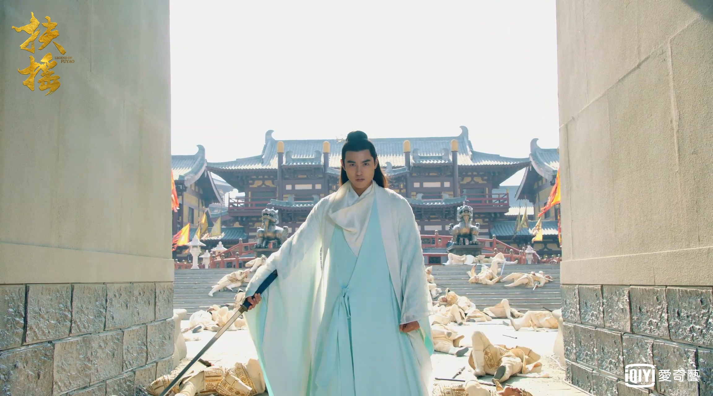 阮經天飾演皇城太子長孫無極，全劇拍攝長達4個半月。（愛奇藝台灣站提供）