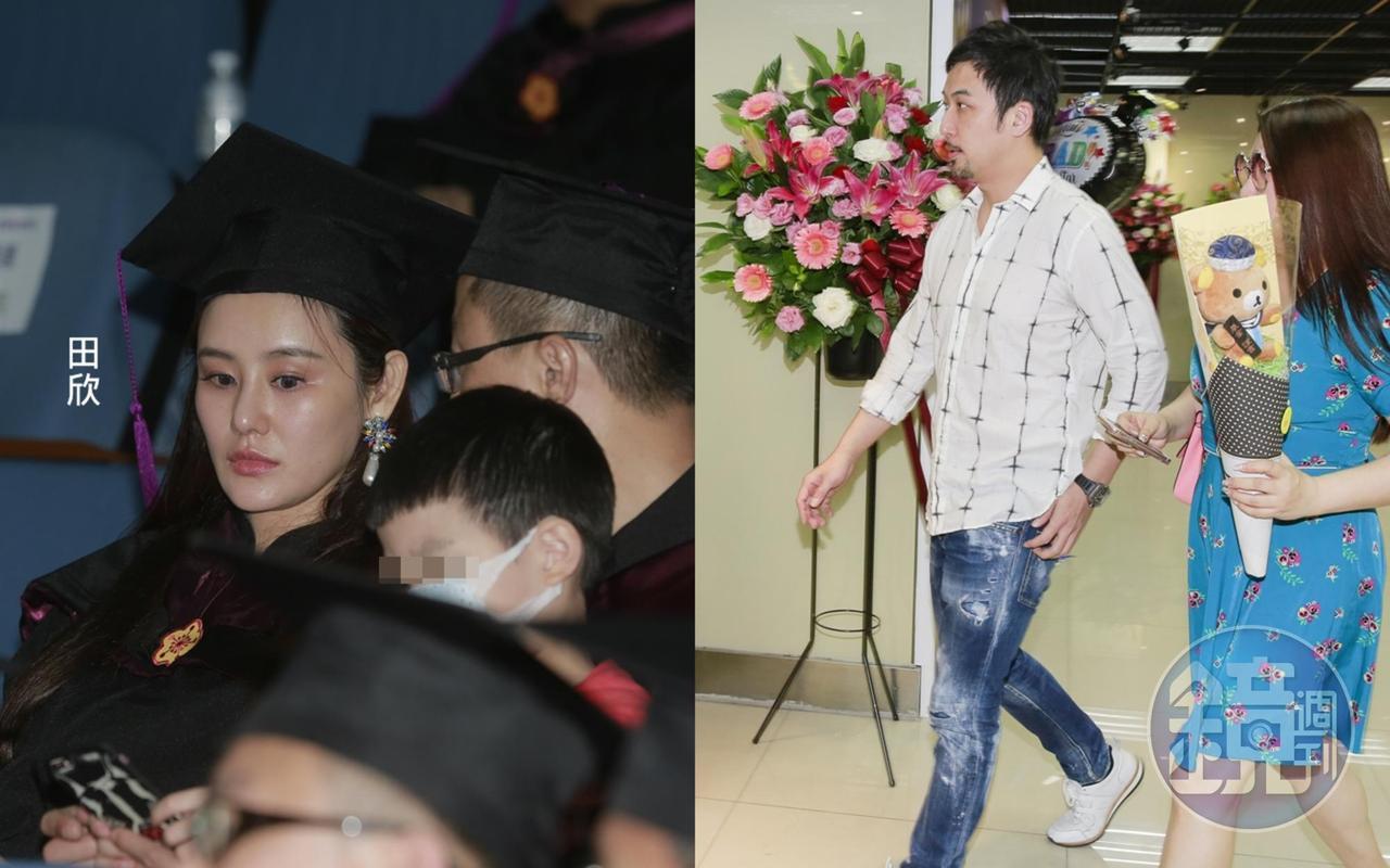 李進良醫美診所員工、也是緋聞女友的田欣，今天也是畢業生之一。李進良為了田欣，現身包小柏EMBA畢業典禮。
