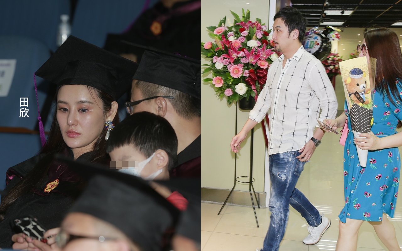 李進良醫美診所員工、也是緋聞女友的田欣，今天也是畢業生之一。李進良為了田欣，現身包小柏EMBA畢業典禮。