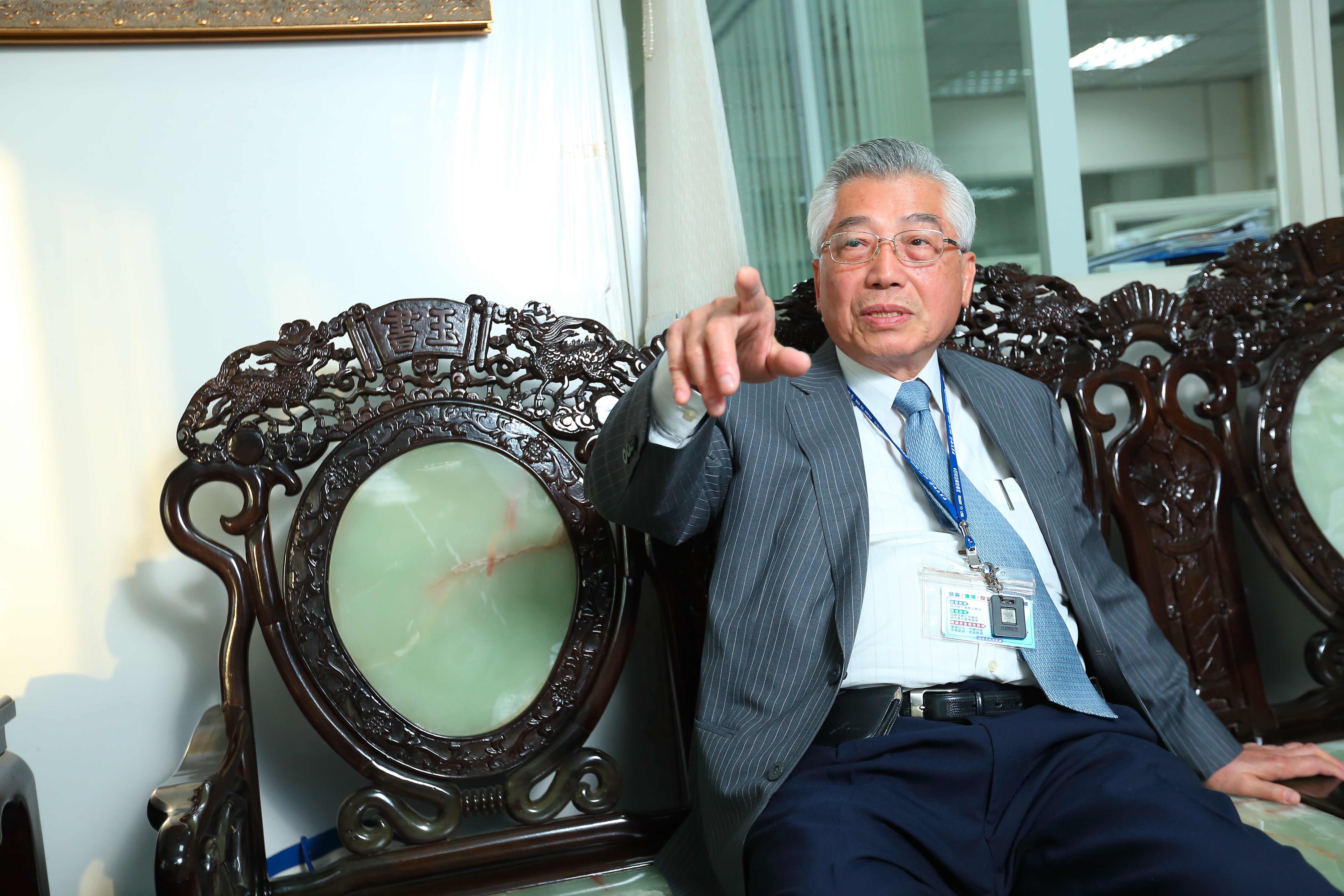 南光董事長陳立賢講起父親的創業歷程，忍不住讚嘆佩服。