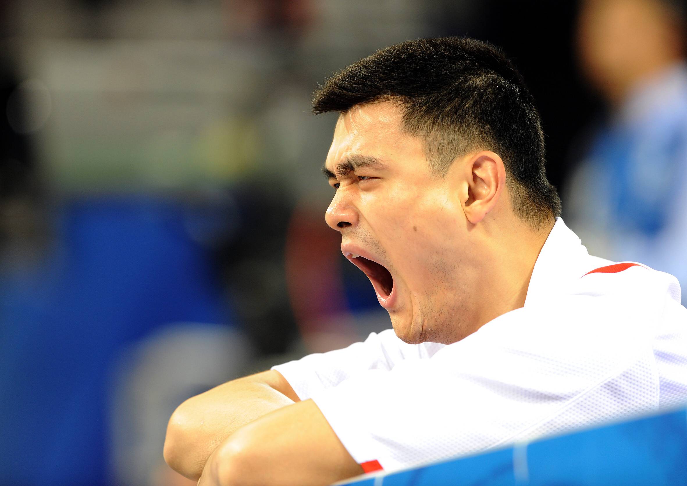 賽程安排與球員睡眠狀態往往影響比賽勝負。圖為前NBA明星球員姚明。（東方IC）