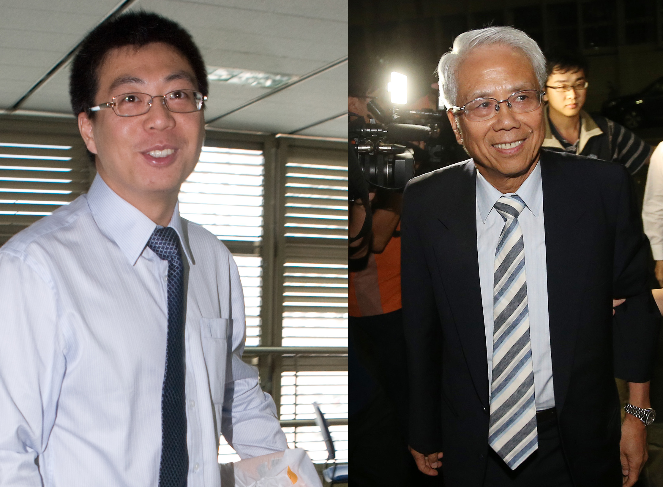 寶佳今年雖輸掉台新金這場仗,但3年後將捲土重來。左為林家宏(今周刊提供),右為林陳海(中央社提供)。