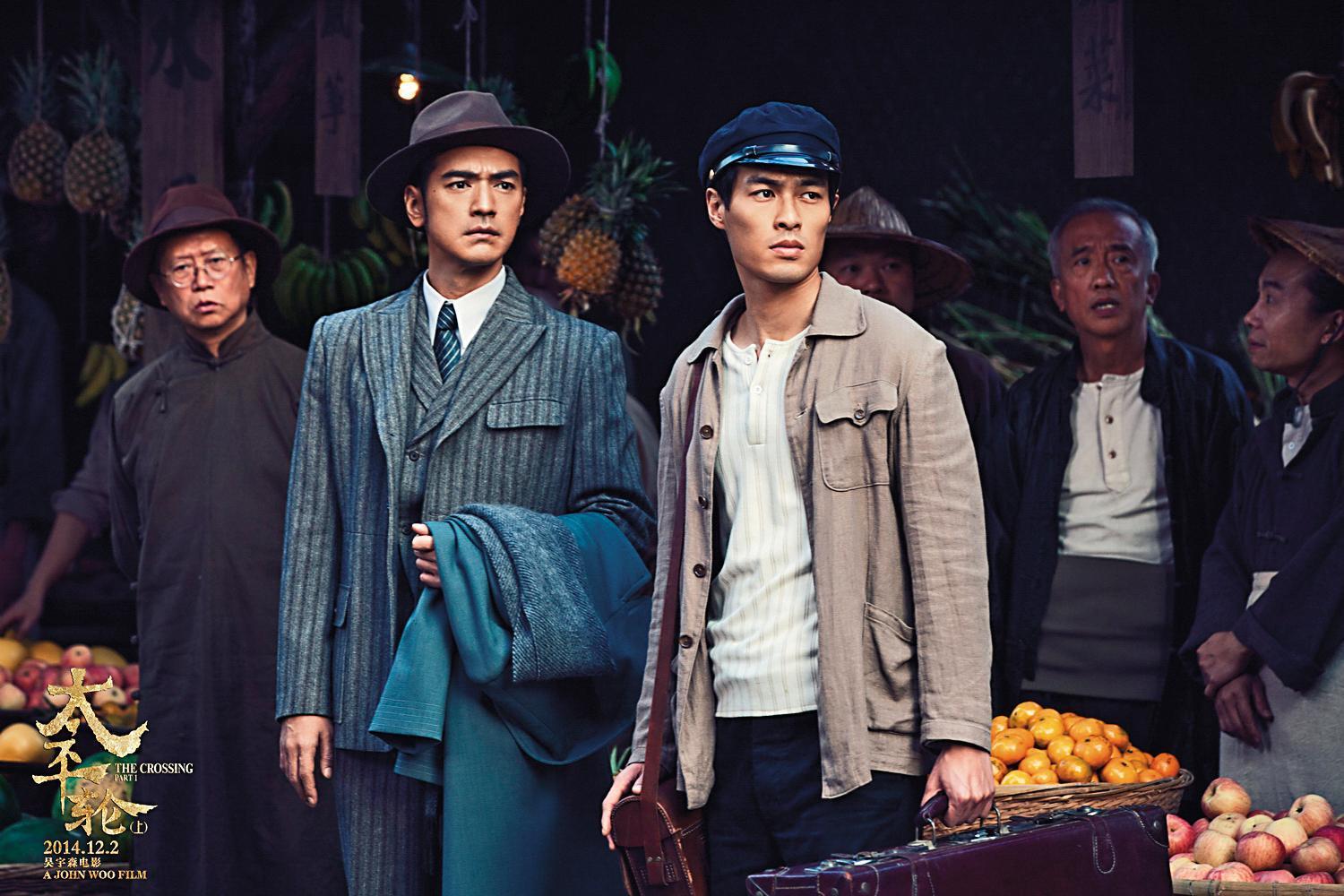 吳宇森導演的《太平輪》在台灣取景，金城武（左）、楊祐寧（右）、宋慧喬、長澤雅美等巨星身影輪流出現陽明山、墾丁等地。（東方IC）