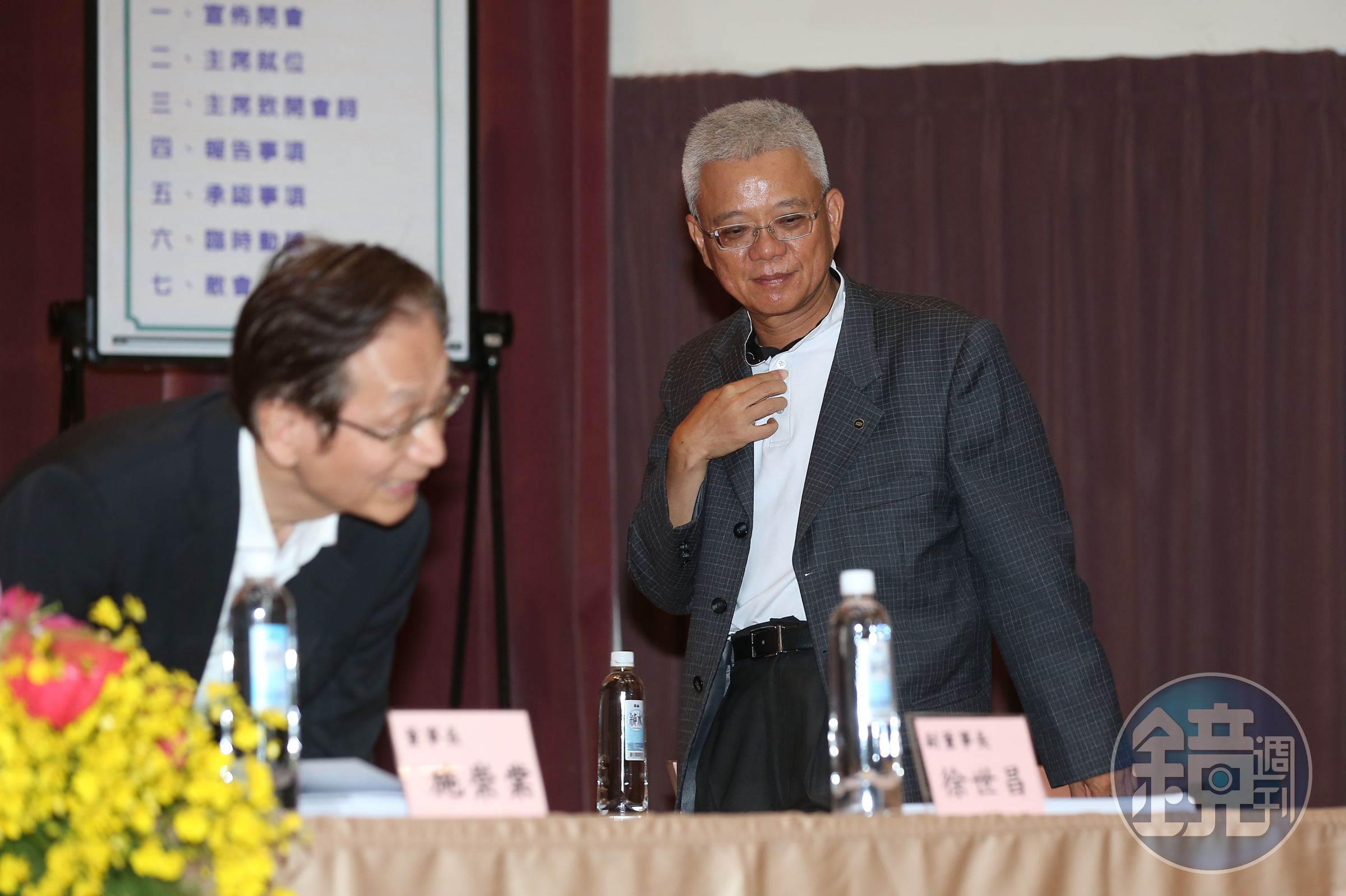 華碩接班問題，施崇棠強調徐世昌還是最佳可能人選。 