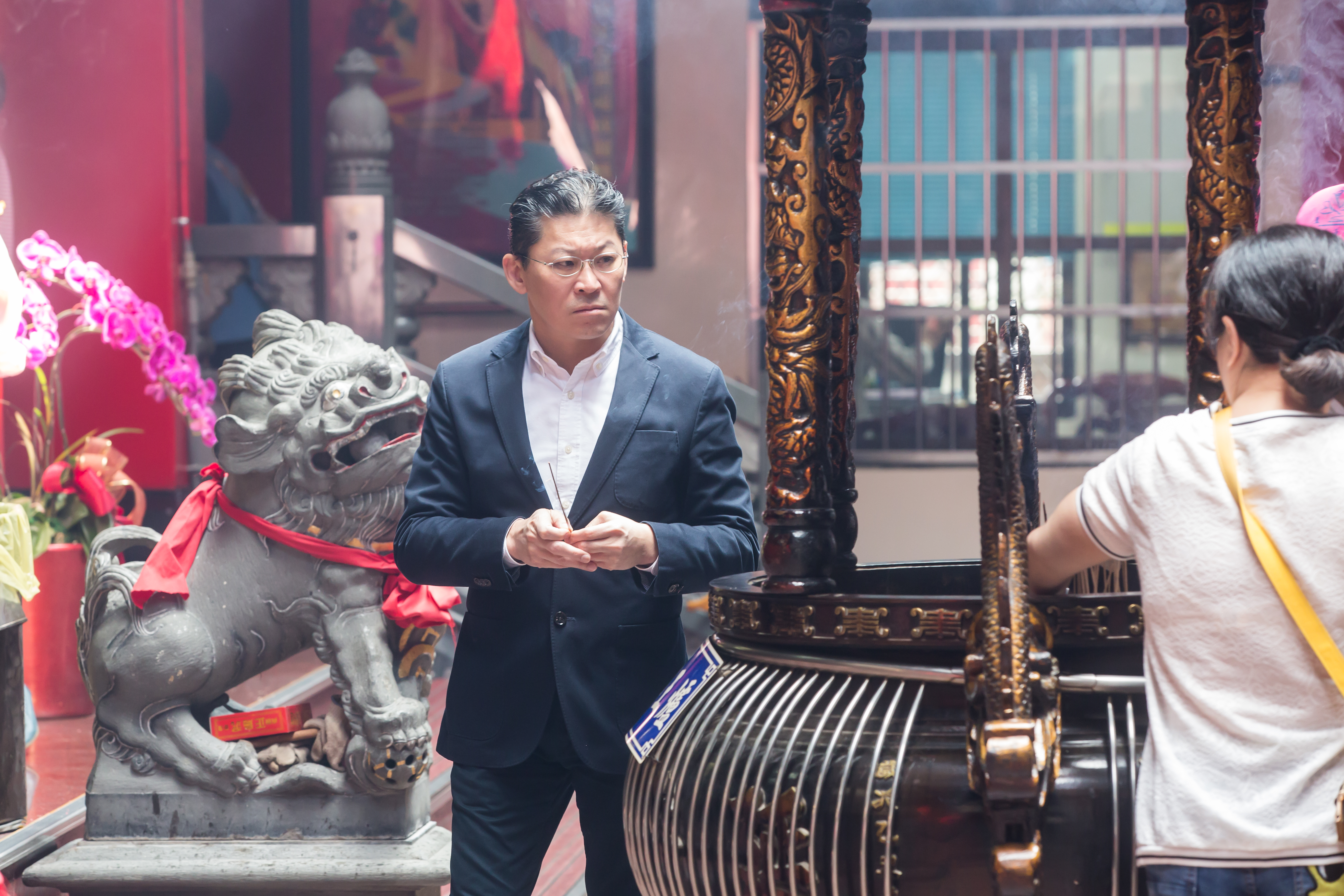 宏泰集團完成接班，由林鴻南接下掌門之位，近1年多他也替父親出席湧蓮寺活動。 