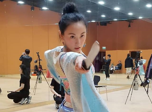 37歲的劉心悠首次在演出TVB戲劇《宮心計2》，還以全廣東話演出，獲外界一致好評。（翻攝自劉心悠臉書）