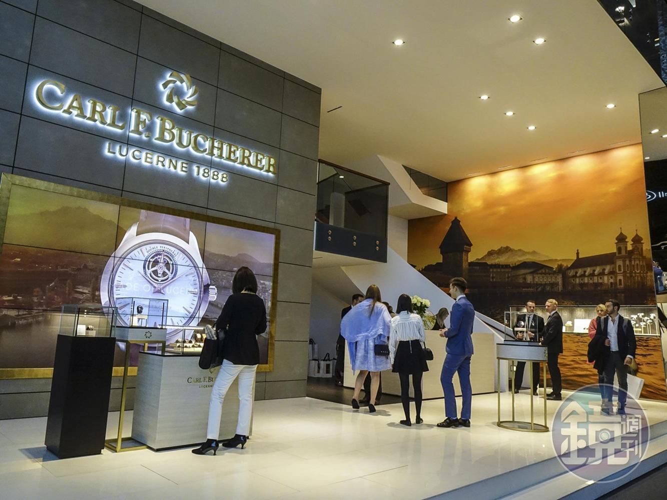 寶齊萊2018年Baselworld展館。