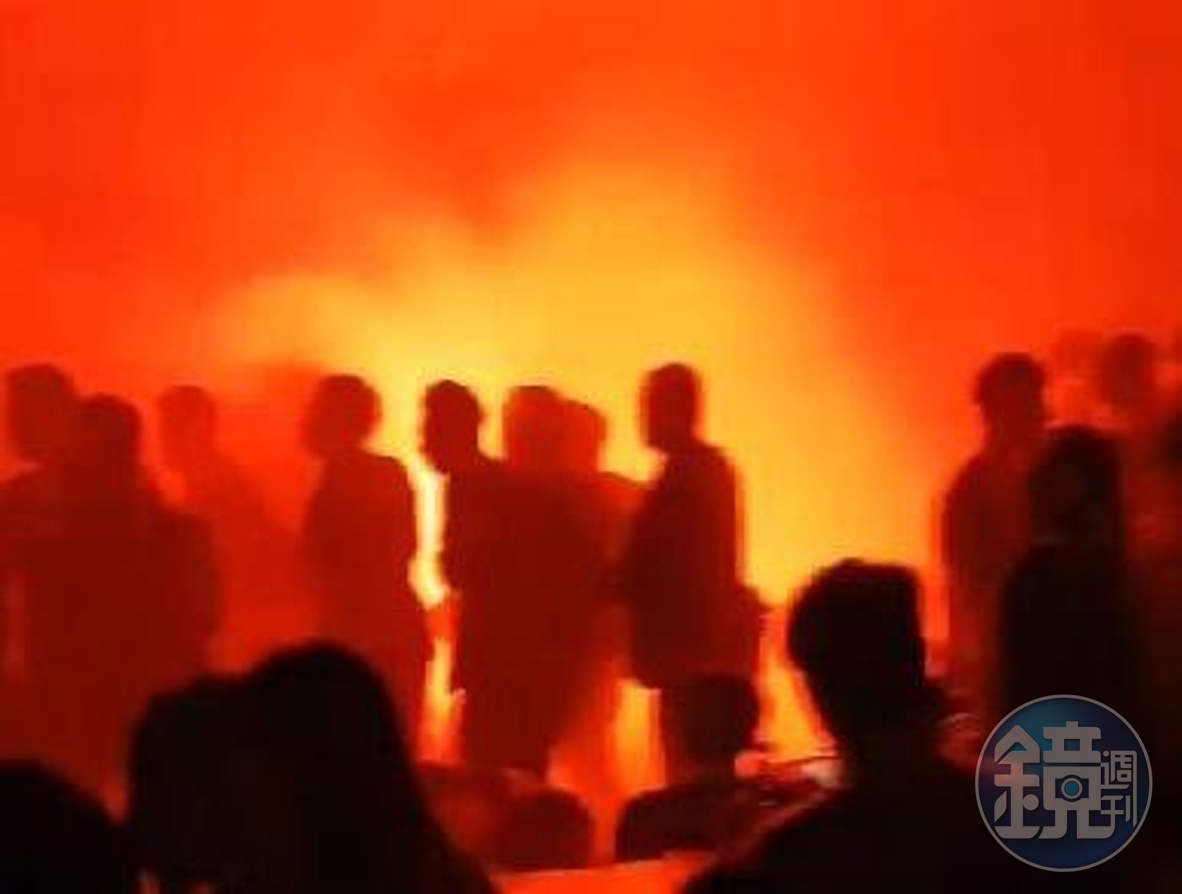 今年4月初，信義區夜店遭人丟擲信號彈，傳聞瑞卡多當時也是座上賓。（警方提供）
