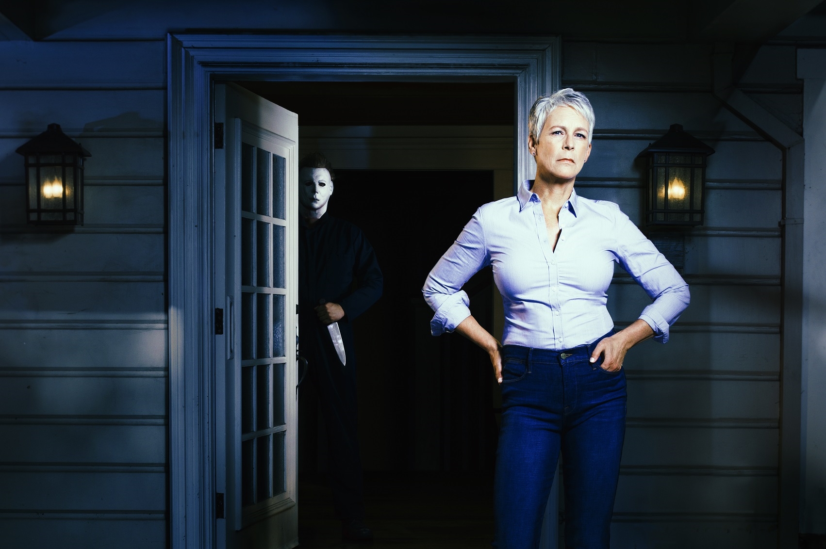 40年前，潔美李寇蒂斯以《月光光心慌慌》奠定「尖叫皇后」的經典地位。40年後，繼續以《月光光新慌慌》挑戰觀眾的膽量。（UIP提供）