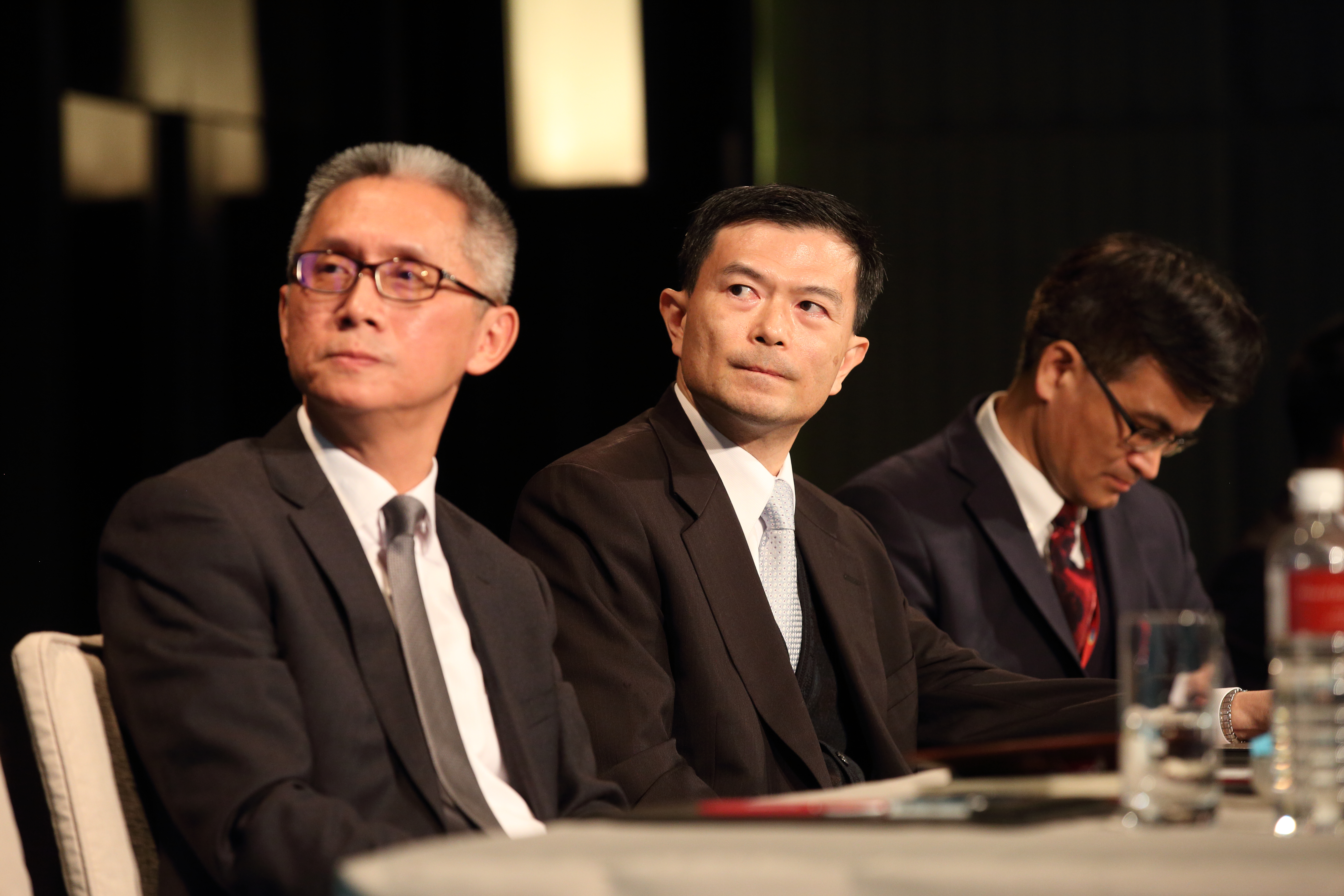 國巨集團旗下子公司奇力新，在去年初宣布收購旺詮公司100%股權，如今驚爆內線交易案。圖為奇力新年初舉辦法說會。