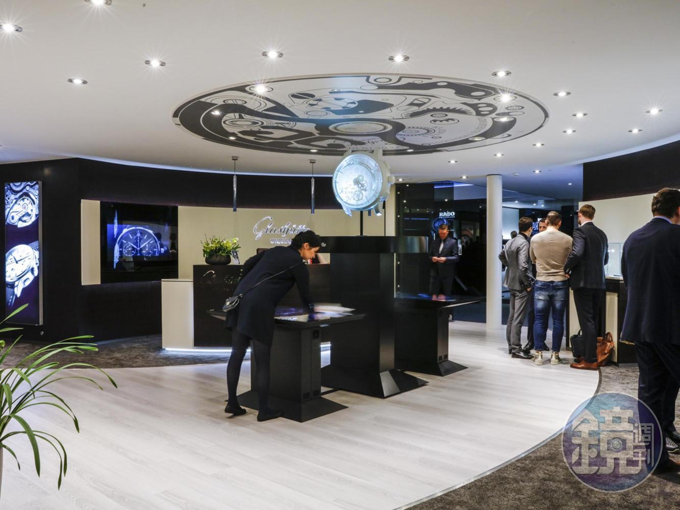 格拉蘇蒂‧原創Baselworld展館。