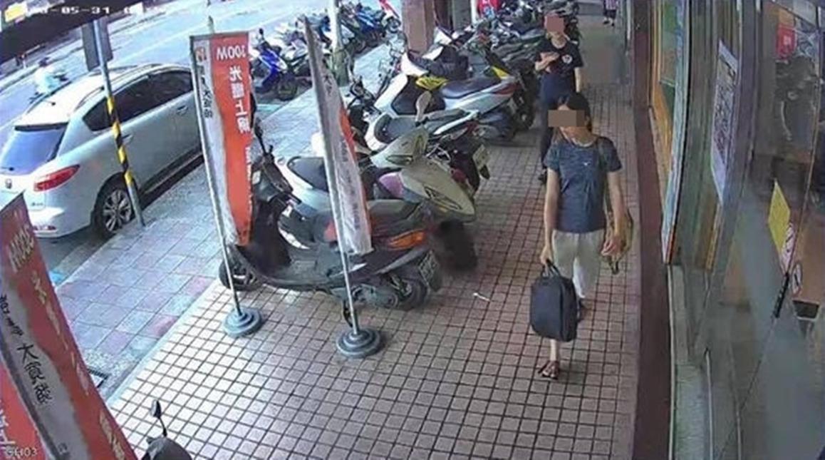 高女最後身影曝光，在華山附近的紹興街。（家屬提供）