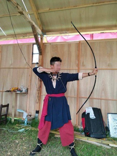 痛下殺手的陳姓射箭教練。（警方提供）